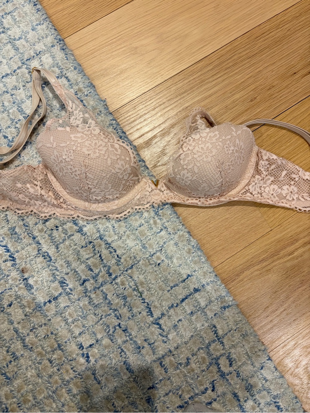 Victoria's Secret Lace Push-Up Bra - Light Pink